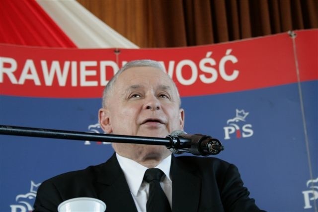 Jarosław Kaczyński w Słupsku