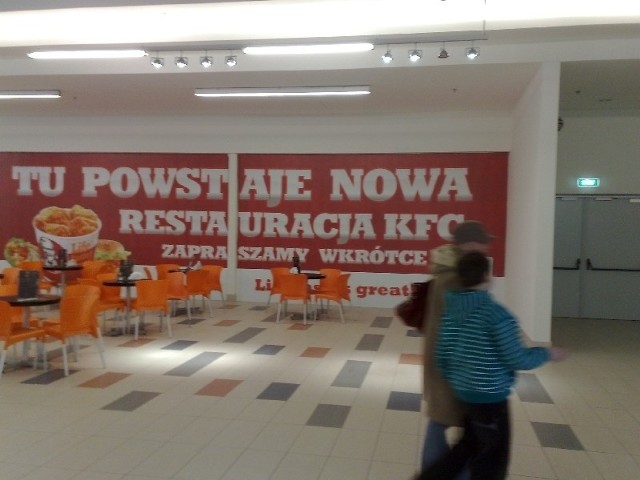 KFC już wkrótce powstanie w Galerii Sanowa w Przemyślu. Fot. Norbert Ziętal