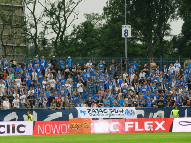 Kibice na meczu Ruch Chorzów - Piast Gliwice 2:0