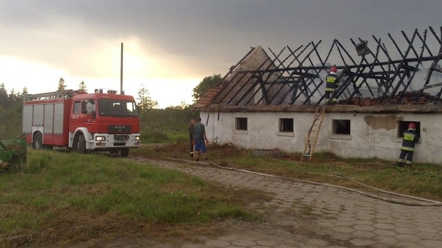 Pożar w Bukówce.