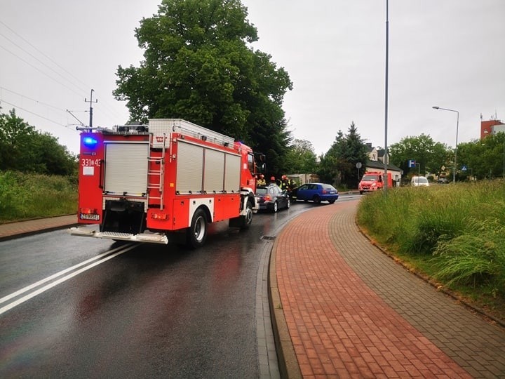 Wypadek na ul. Batalionów Chłopskich w Koszalinie [ZDJĘCIA]