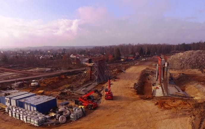 Budowa S7 ze Skarżyska w stronę Szydłowca. Nowa trasa będzie gotowa za półtora roku