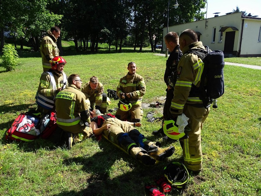 Scenariusz ćwiczeń zakładał, że jeden z pracowników oddziału...