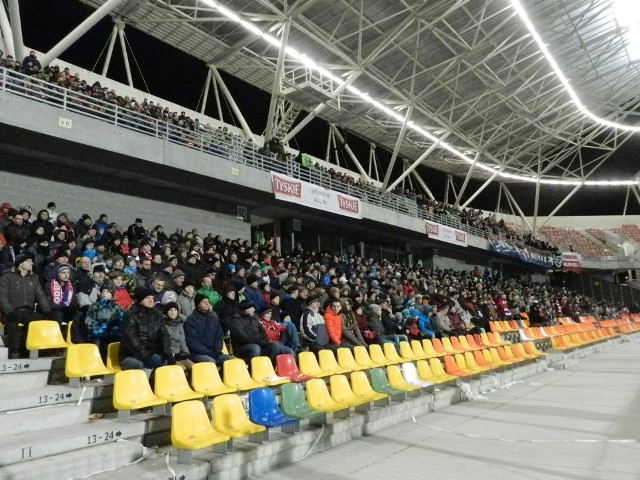 Kibice na meczu Podbeskidzie Bielsko-Biała - Legia Warszawa 1:0 (GALERIA)