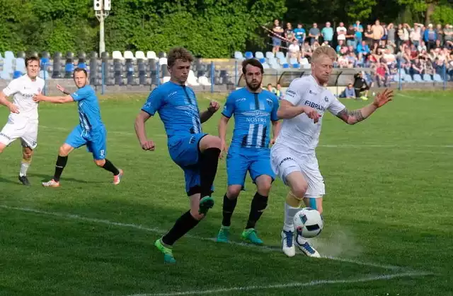 Dominik Ochał (z lewej) rozegrał kolejne bardzo dobre spotkanie