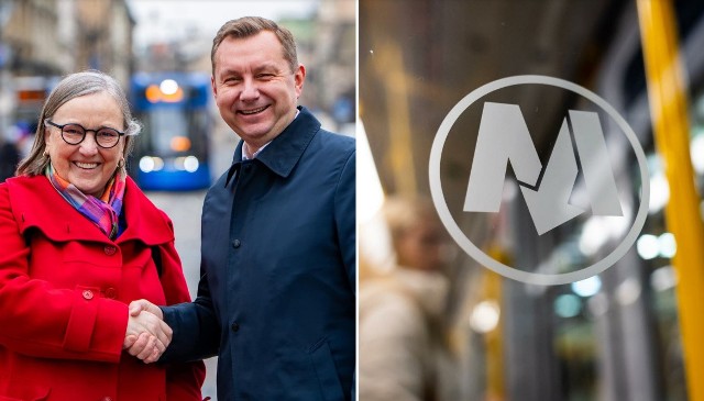 Róża Thun i Rafał Komarewicz mówili o metrze dla Krakowa.