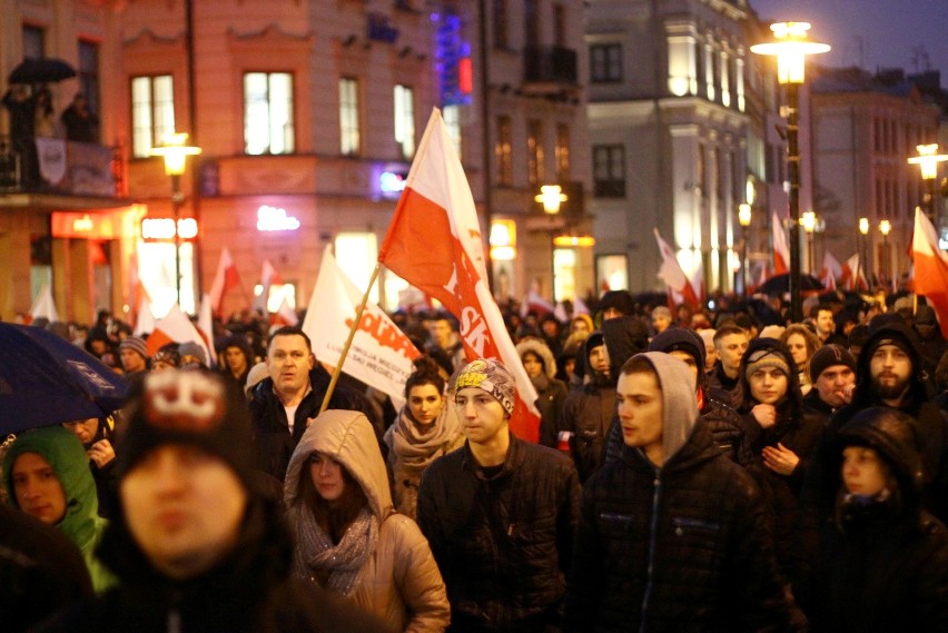 Marsz Żołnierzy Wyklętych w Lublinie (ZDJĘCIA, WIDEO)