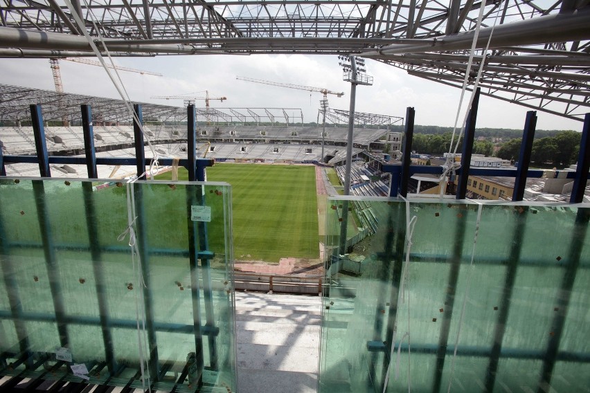 Stadion Górnika Zabrze: Praca na budowie wre! [ZDJĘCIA i WIDEO]