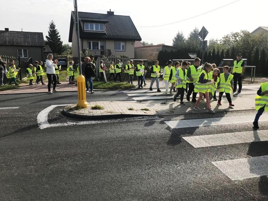 Akcja "Kierowco! Nie polujemy na zebrach!" w szkole podstawowej w Rozwadach pod Przysuchą