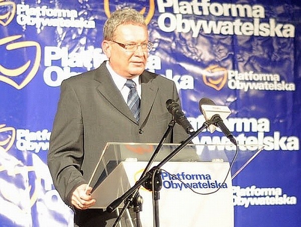Leszek Korzeniowski, lider PO na Opolszczyźnie.
