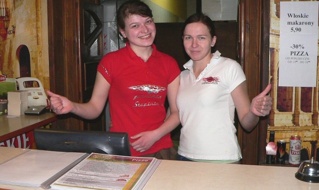 &#8222;Stopiątka&#8221; jest super! &#8211; zapewniają Monika Nowakowska i Iza Kubasik, szefowe najpopularniejszej buskiej pizzerii.