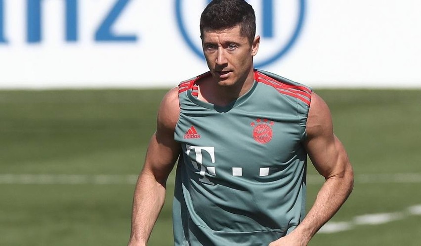 Na zdjęciu: Robert Lewandowski. Mecz TSG 1899 Hoffenheim -...