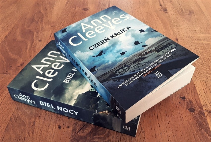 Ann Cleeves „Czerń kruka” i „Biel nocy”