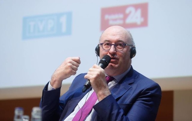 Phil Hogan podczas Europejskiego Forum Rolniczego w Jasionce (2018 rok)