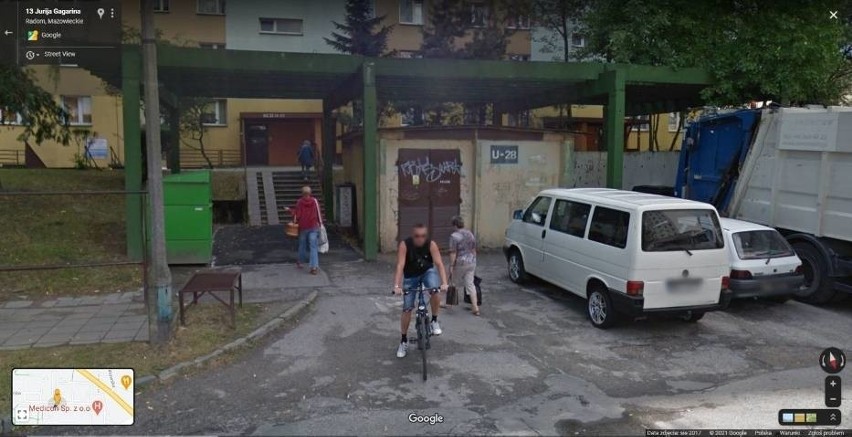 Co upolowały kamery Google Street View na radomskim...