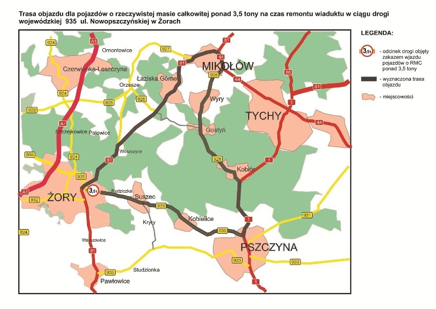 Remont wiaduktu na Nowopszczyńskiej w Żorach, a wraz z nimi...