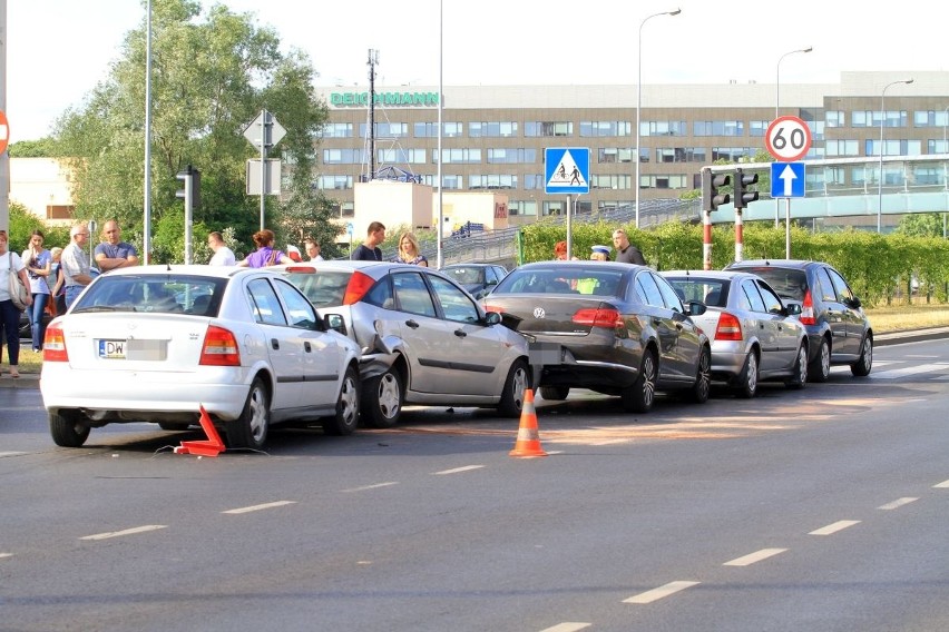 Karambol na Gądowie Małym. Są ranni