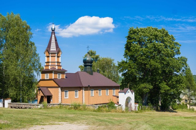 Świątynia najdalej wysunięta na wschód Polski - cerkiew w Mostowlanach.