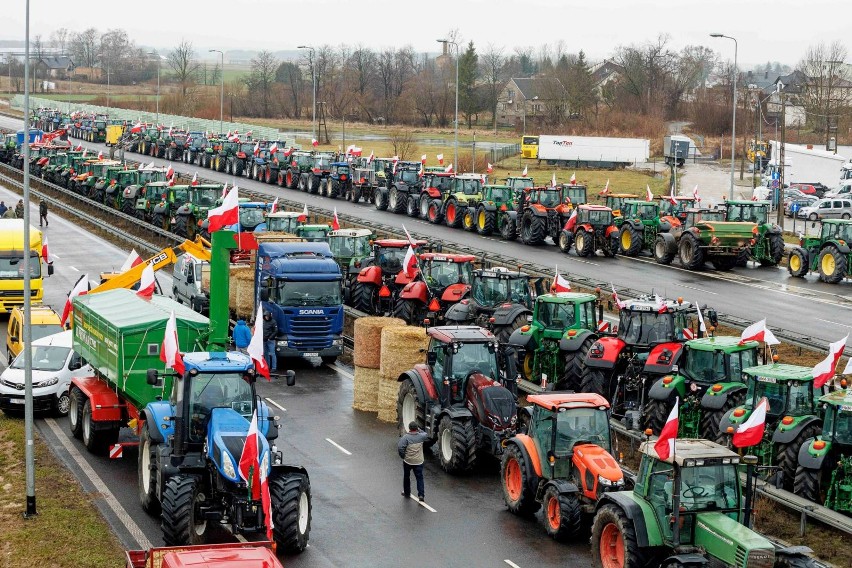 Protesty rolników trwają od 24 stycznia.
