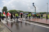 Rolnicy zablokowali drogę krajową nr 77 w Duńkowiczkach [ZDJĘCIA]