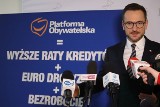 Minister Waldemar Buda przyjechał do Łodzi. W biurze poselskim PIS opowiadał o przyczynach inflacji. Wskazał winnych