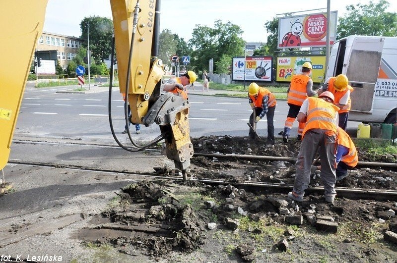 MPK Poznań: Ruszył remont torowiska na Hetmańskiej