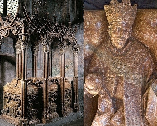 Marmurowy nagrobek króla Kazimierza Jagiellończyka w katedrze wawelskiej