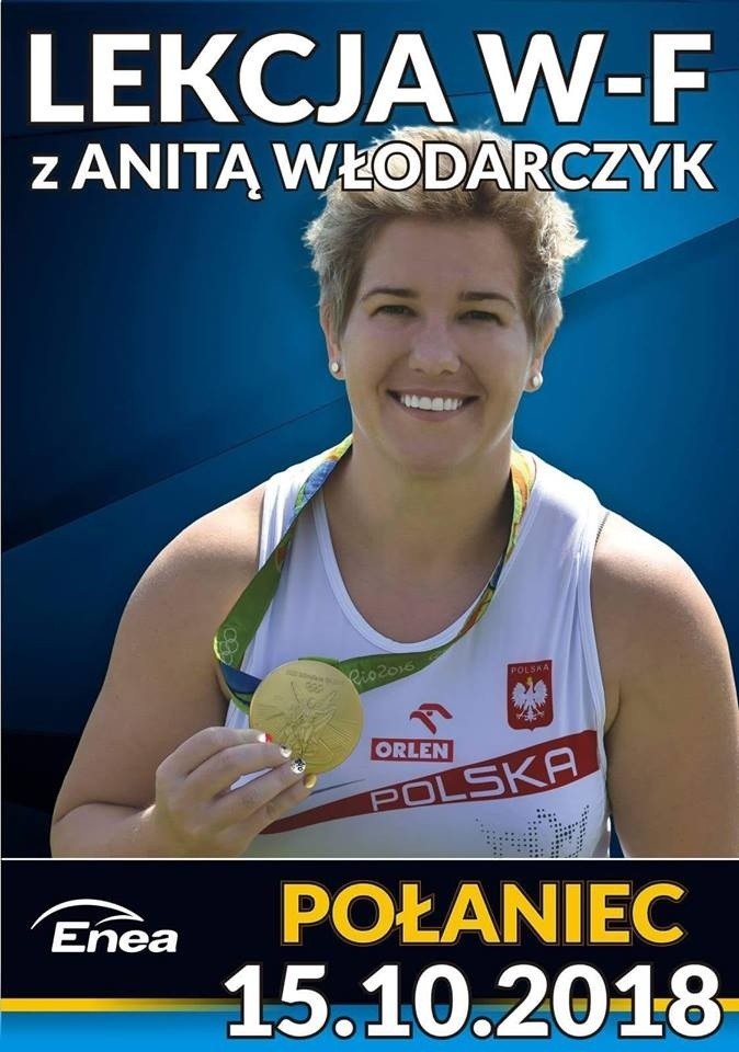 Mistrzyni olimpijska w rzucie młotem Anita Włodarczyk będzie gościć w Połańcu! 