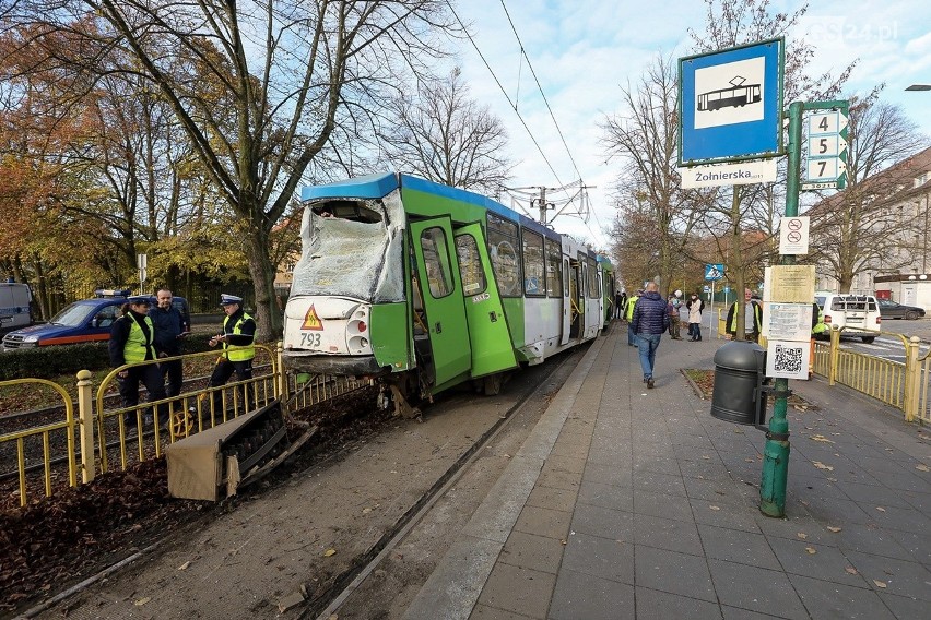 Wypadek tramwajów w Szczecinie. Prokuratura sprawdzi, czy zderzenie tramwajów mogło być katastrofą 