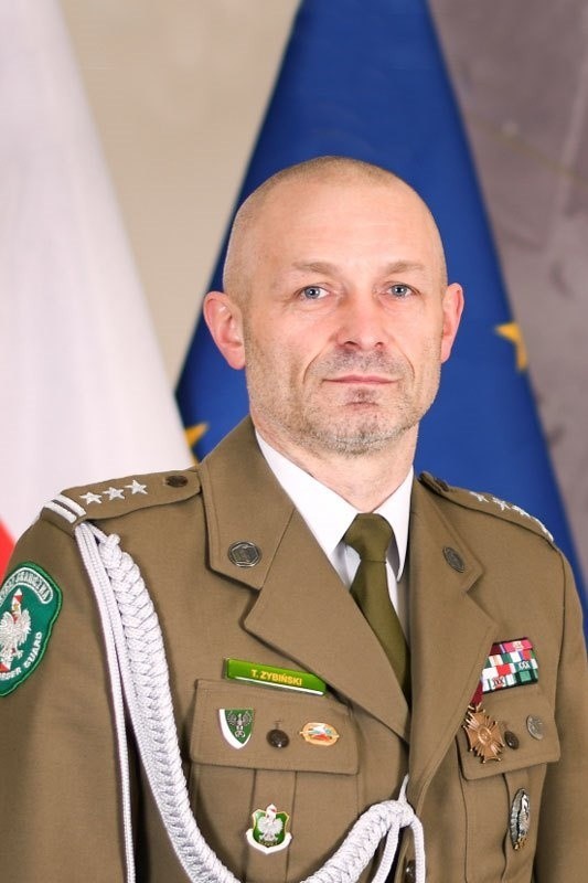 Płk SG Tomasz Zybiński został awansowany na stopień generała...