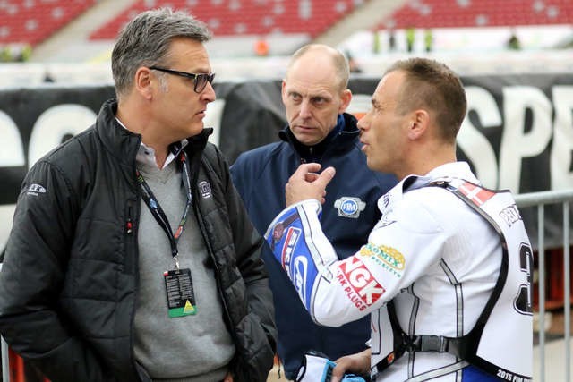 Nicki Pedersen tłumaczył szefom BSI, że na tak przygotowanym torze nie da się ścigać w 4-osobowym gronie