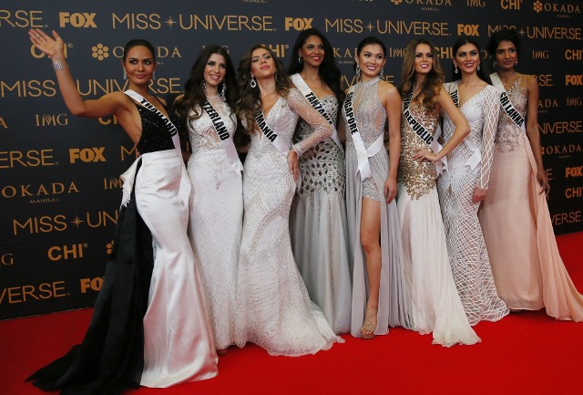 Miss Universe 2016Od lewej: Chalita Suansane, Dijana Cvijetic, Teodora Dan, Jihan Dimack, Cheryl Chou, Zuzana Kollarova, Tansu Cakir i Jayathi de Silvafot. East News