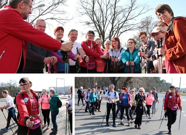 Miłośnicy Nordic Walking z Grudziądza spotkali się w okolicy parkingu na os. Lotnisko. Stąd, lasem pomaszerowali na plażę w Rudniku. Dopisała pogoda, humoru i kondycja.