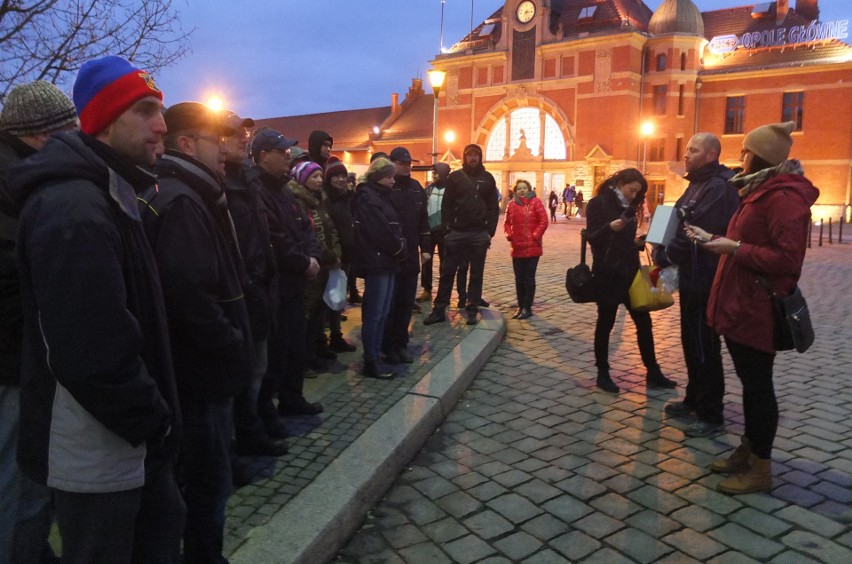 Protest pocztowców w Opolu. Krasnal, osiołek i rózga dla zarządu Poczty Polskiej 