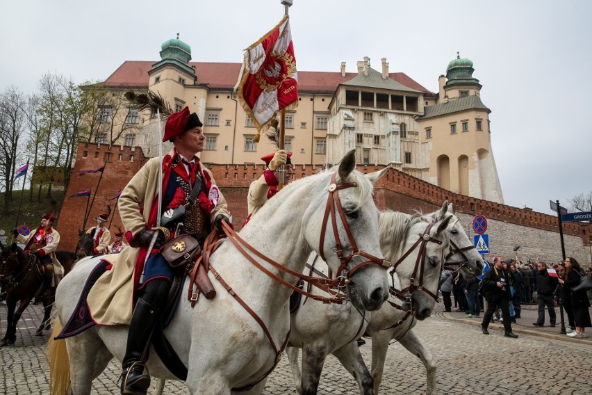 Widowiskowy 3 maja. Przez Kraków przeszedł Pochód Patriotyczny