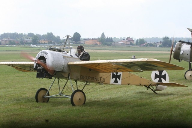 Pojedynek lotników (dogfight) z czasów I wojny światowej i...