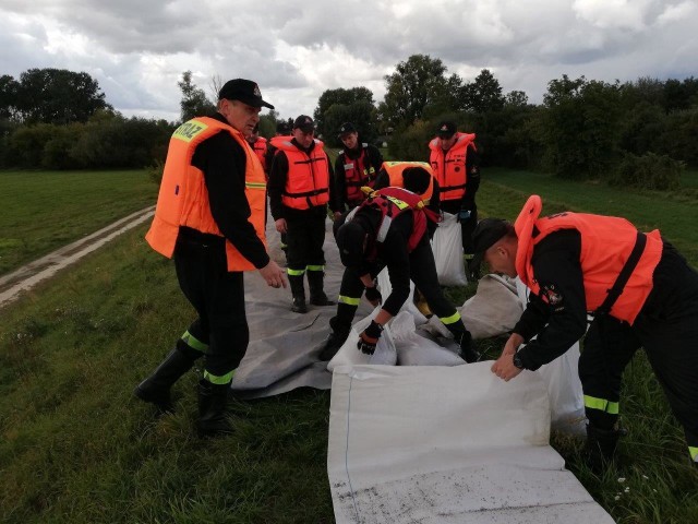 Manewry zostały podzielone zostały na dwie części - teoretyczną w Komendzie Powiatowej Państwowej Straży Pożarnej w Zwoleniu oraz praktyczną na terenach zalewowych Wisły w Lucimi.