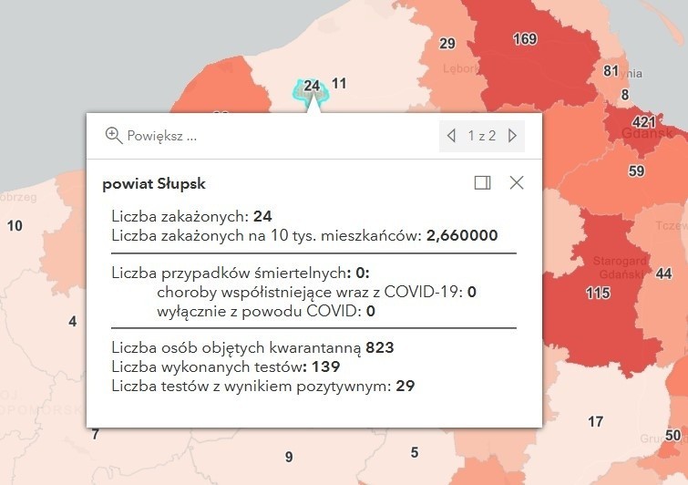 Koronawirus na Pomorzu 22.03.2021. 1231 nowych przypadków zachorowania na Covid-19! Zmarło 10 osób [DANE Z POWIATÓW]