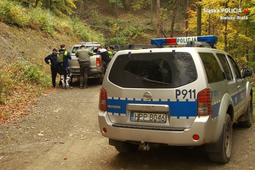 Akcja „Bezpieczny las", czyli policjanci i leśnicy ścigali quadowców i motocrossowców ZDJĘCIA