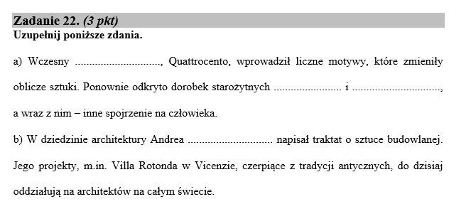 Stara matura 2016: HISTORIA SZTUKI podstawa [ODPOWIEDZI, ARKUSZ CKE]