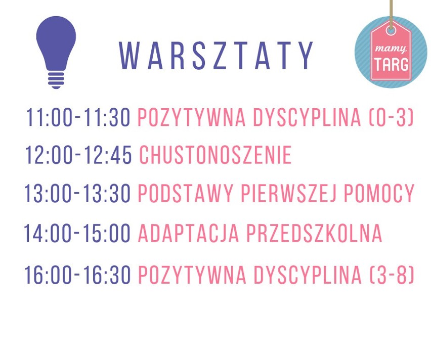 Już w niedzielę targi rodzinne ,,Mamy Targ " w hali Expo