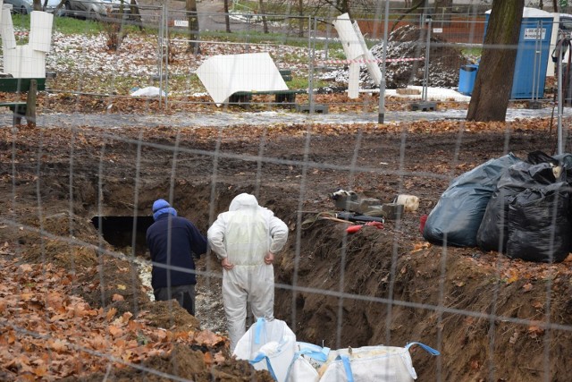 Prace prowadzone w Parku Tysiąclecia