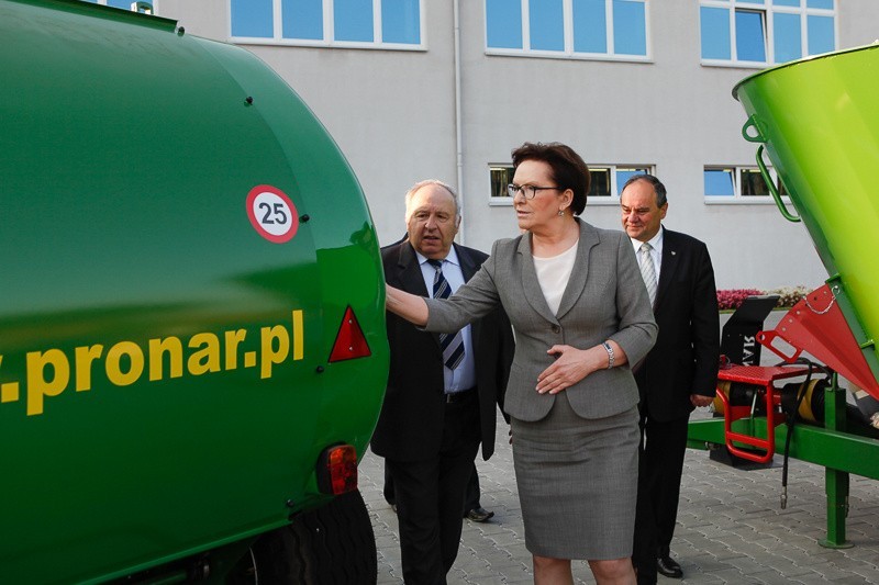Premier Ewa Kopacz na Podlasiu (zdjęcia)