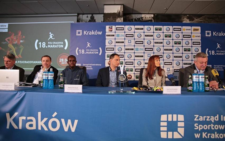 Konferencja prasowa przed 18. PZU Cracovia Maraton
