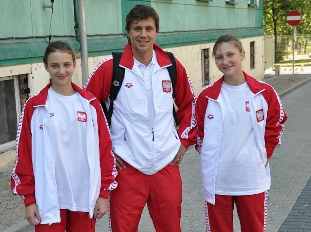 Wiktoria Nieszporek, Marcin Młynarczyk i Paulina Piechota