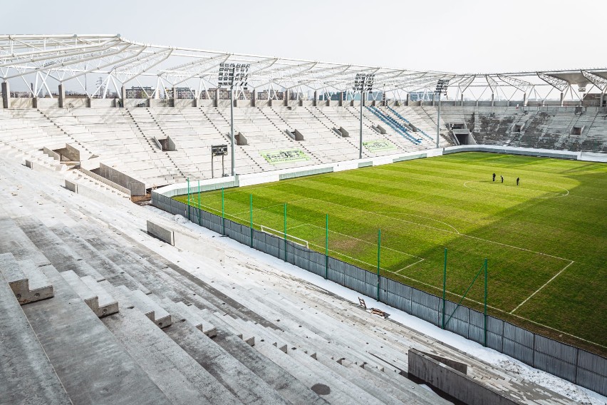 Co się wydarzyło na budowie stadionu ŁKS? Zobacz najnowsze zdjęcia