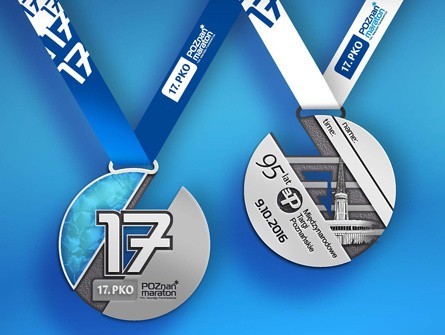 Tak wygląda medal, który otrzyma każdy uczestnik poznańskiego maratonu