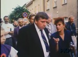 30 lat temu burmistrza Praszki wywieźli na taczce. Do miasta przyjechał Andrzej Lepper [ZDJĘCIA]