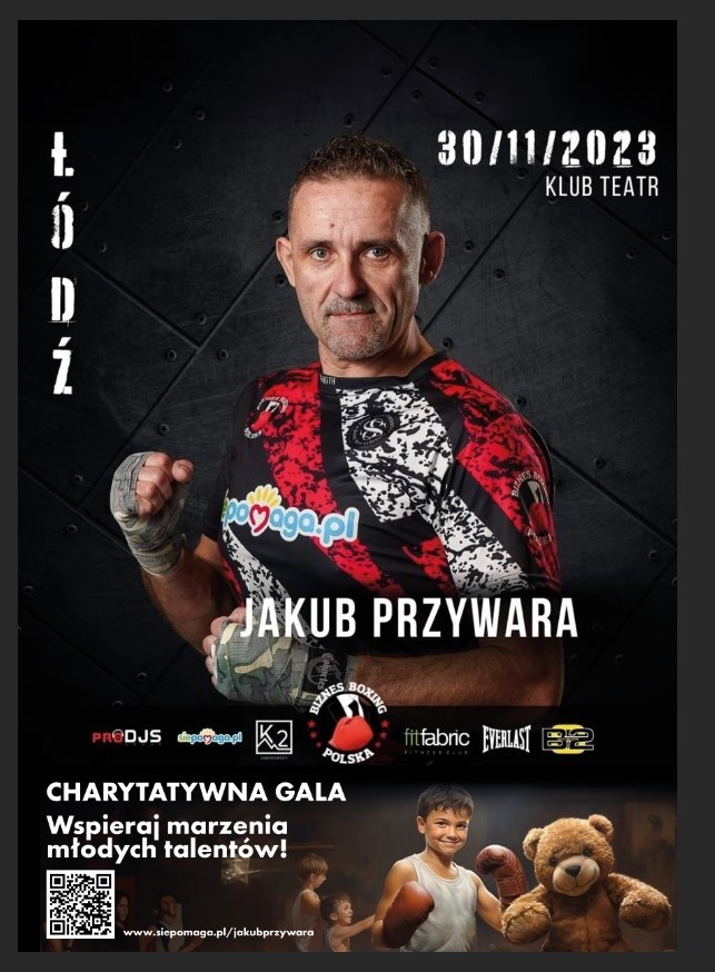 Jakub Przywara nie jest zawodowym bokserem. Walczy na ringu...