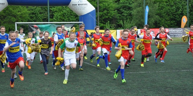 Młodzi piłkarze w Świnoujściu mieli mnóstwo frajdy w trakcie eliminacji Mini Mundialu.